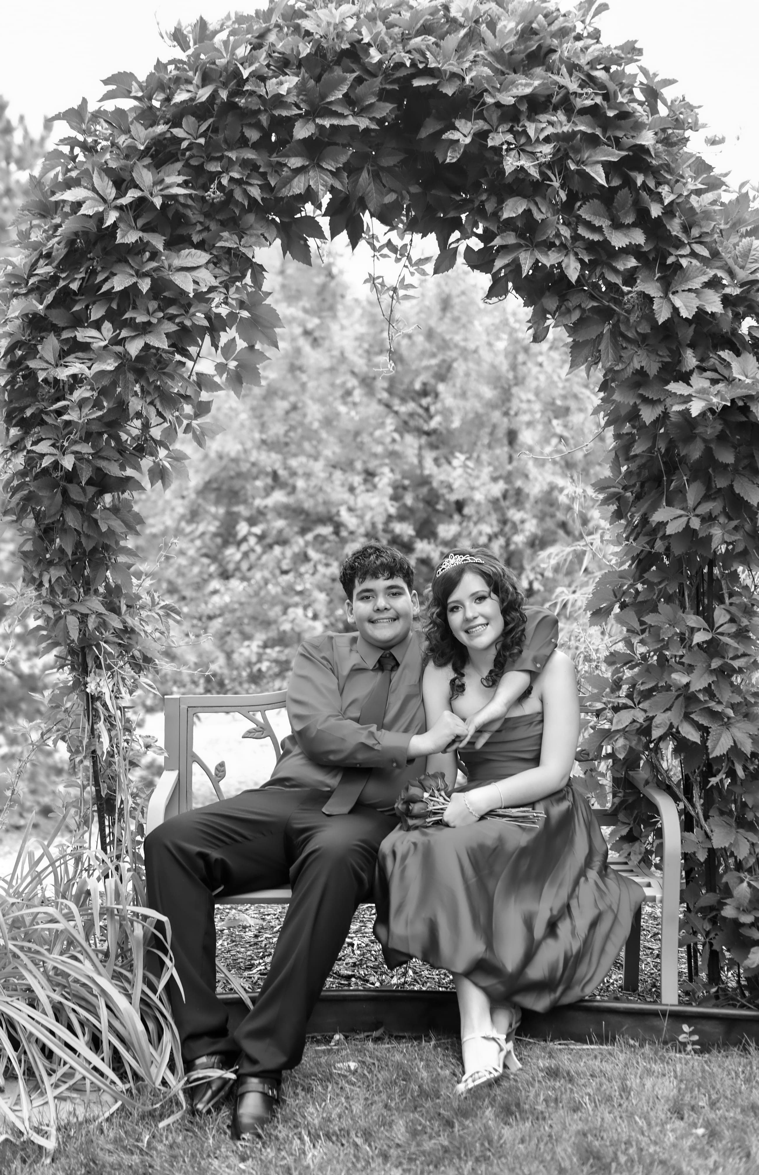 Alexia and Alejandro Lizárraga, XV Años portrait session